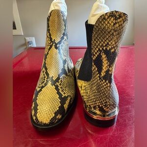 Jimmy Choo snake skin ankle boot